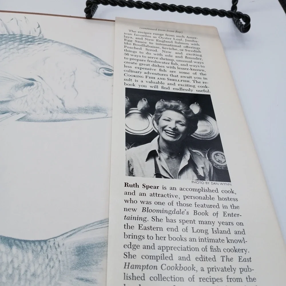 COOKING FISH AND SHELLFISH RUTH A SPEAR HARDCOVER 1st Edition HC DJ